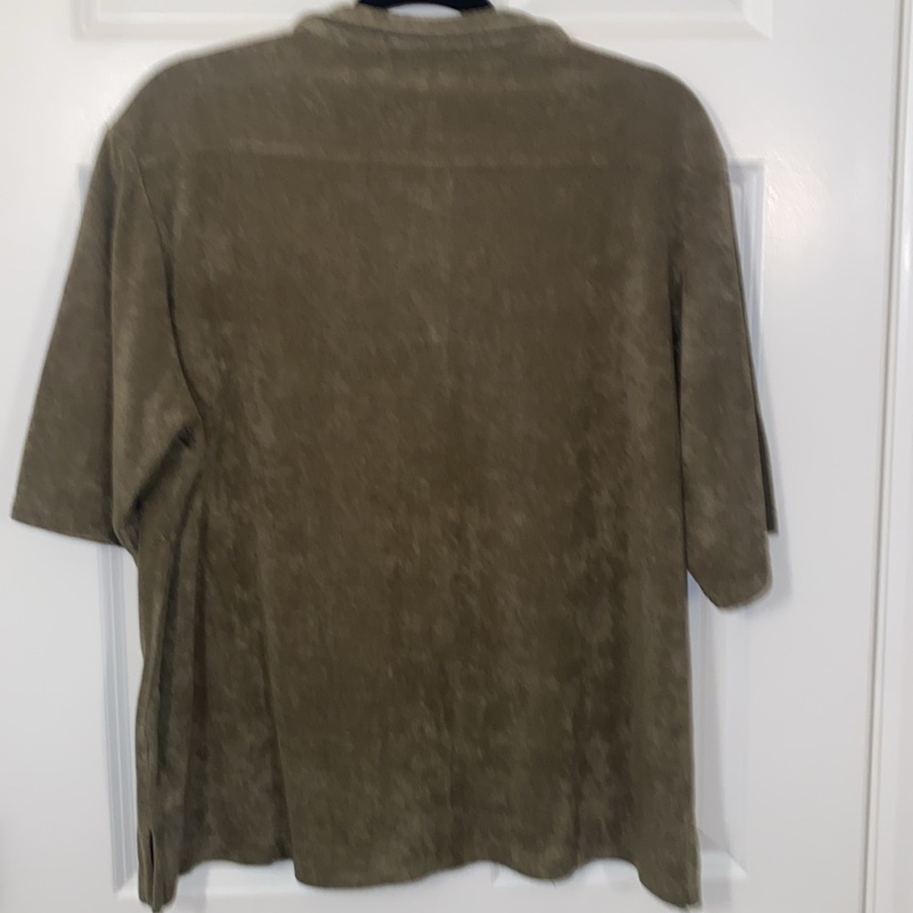 Charlie Holiday Green Terry Shirt NWT size XL - Picture 7 of 8